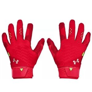 Brand New Under Armour Bryce Harper Pro Batting Gloves Red Signature Baseball
